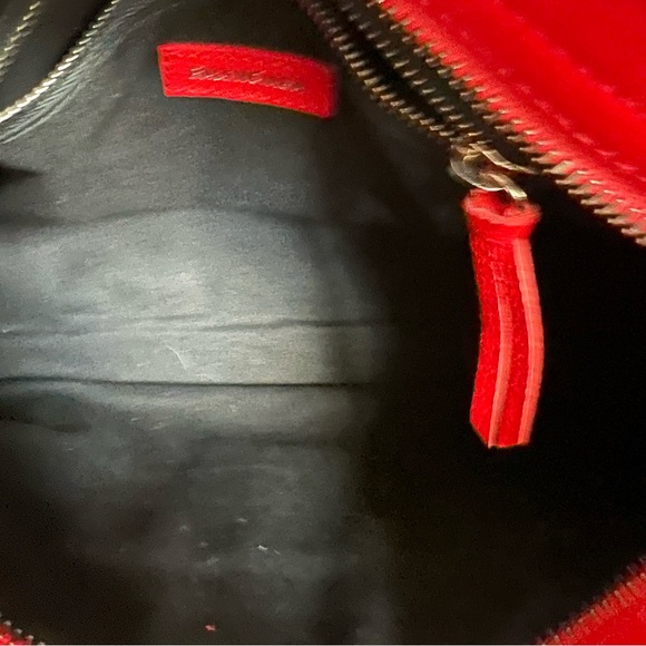 Balenciaga City Classic Metallic Edge Bag Leather Mini Red SHW - Picture 10 of 16